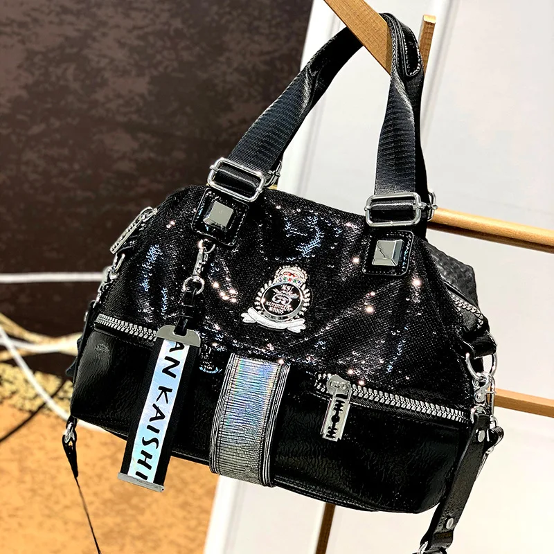 Модная вместительная сумка с блестками, Ретро сумка-тоут через плечо, женская кожаная сумка на плечо, Роскошный дизайнерский кошелек, сумки ...
Модная вместительная сумка с блестками, Ретро сумка-тоут через плечо, женская кожаная сумка на плечо, Роскошный дизайнерский кошелек, сумки ...