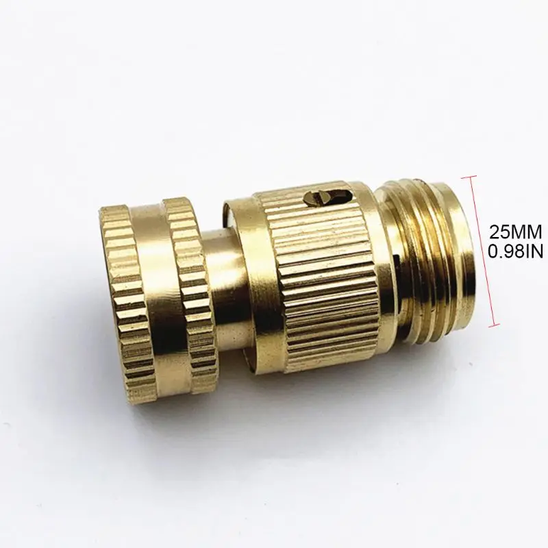 Quick Connect 3/4 inch Hose Connector Brass Easy Fitting Quick Disconnect Hose Q1FD
Quick Connect 3/4 inch Hose Connector Brass Easy Fitting Quick Disconnect Hose Q1FD