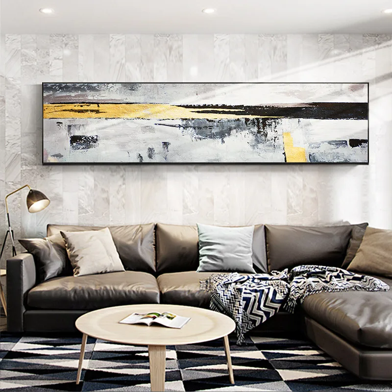 Hand-painted Oil Painting Abstract Modern Minimalist Atmosphere Banner Wall Paintings Of large-size Living Room Decorative Paint
Hand-painted Oil Painting Abstract Modern Minimalist Atmosphere Banner Wall Paintings Of large-size Living Room Decorative Paint