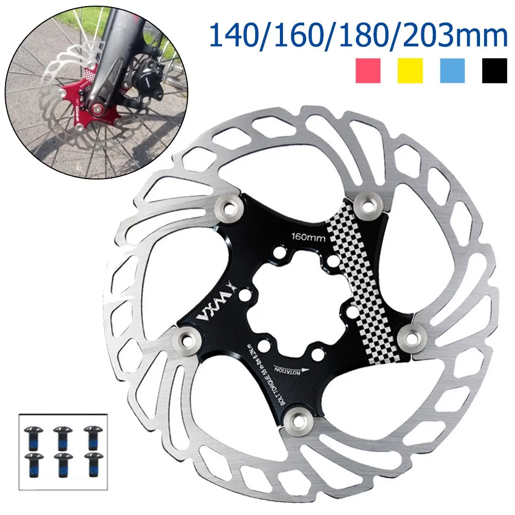 1pcs MTB Bike Brake Rotor 160mm 180mm 203mm Stainless Steel Float Floating Rotor Mountain Bicycle Disc Brake Pad With Screws
1pcs MTB Bike Brake Rotor 160mm 180mm 203mm Stainless Steel Float Floating Rotor Mountain Bicycle Disc Brake Pad With Screws