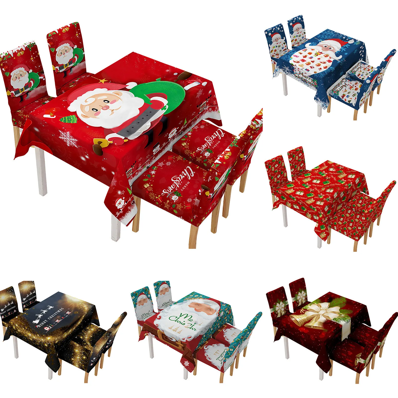 Christmas Tablecloth Print Rectangle Table Cover Set Holiday Party Home Decor Enfeites De Natal Новогодние Украшения 2022
Christmas Tablecloth Print Rectangle Table Cover Set Holiday Party Home Decor Enfeites De Natal Новогодние Украшения 2022