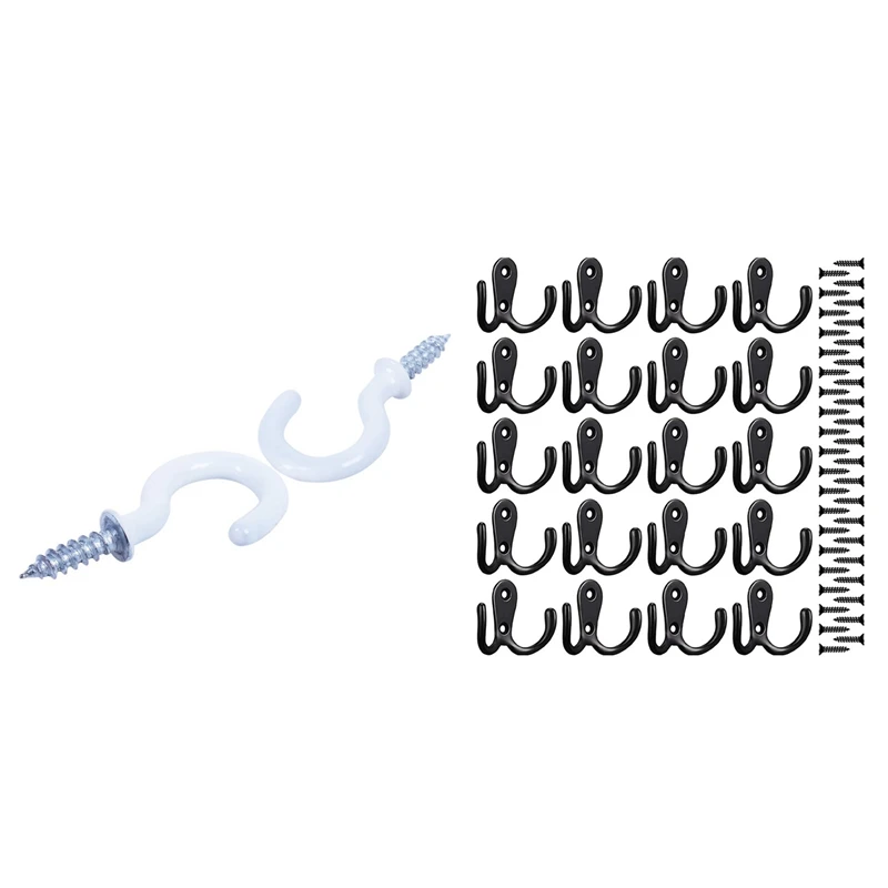 25 шт., металлические крючки для чашек и кружек, 1,1 дюйма 
25 шт., металлические крючки для чашек и кружек, 1,1 дюйма