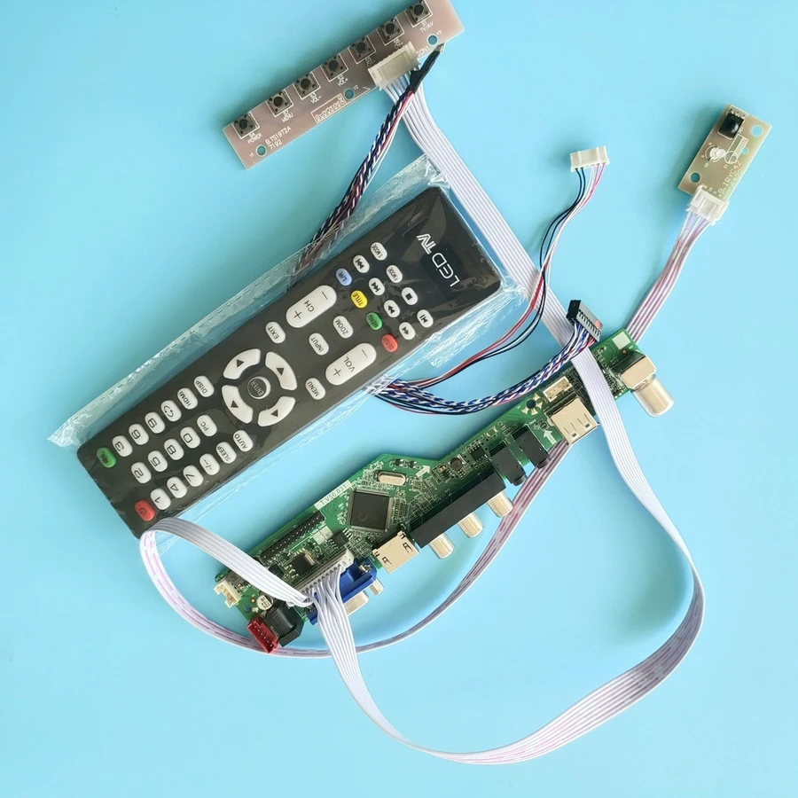 for N156HGE/N164HGE/N173H6/N173HGE LVDS VGA USB 1920*1080 matrix universal drive control board kit 40 Pin display WLED 60Hz
for N156HGE/N164HGE/N173H6/N173HGE LVDS VGA USB 1920*1080 matrix universal drive control board kit 40 Pin display WLED 60Hz