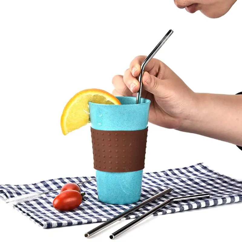 3pcs Metal Reusable 304 Stainless Steel Straws Straight Bent Drinking Straw With Case Cleaning Brush Set Party Bar Accessories
3pcs Metal Reusable 304 Stainless Steel Straws Straight Bent Drinking Straw With Case Cleaning Brush Set Party Bar Accessories