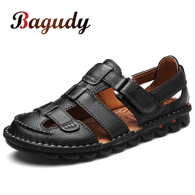 Classic High quality Cow Leather Sandals Summer Outdoor Handmade Men Sandals Fashion Comfortable Men Beach leather shoes size48
Classic High quality Cow Leather Sandals Summer Outdoor Handmade Men Sandals Fashion Comfortable Men Beach leather shoes size48