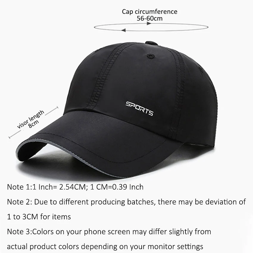 JNKET New Unisex Baseball Cap Summer Hat Quick-dry Baseball Hats Adjustable Snapback Hat Gorras Casquette
JNKET New Unisex Baseball Cap Summer Hat Quick-dry Baseball Hats Adjustable Snapback Hat Gorras Casquette