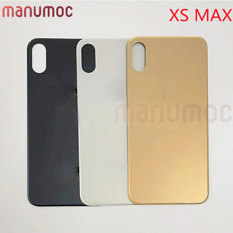 Задняя крышка с большим отверстием замена стекла для iPhone XS Max ремонт корпуса