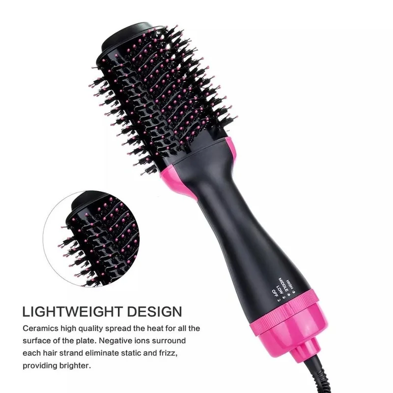 1Step Hair Curls and Salon Hot Air Paddle Styling Brush Negative Ion Generator Hair Straightener Curler Comb
1Step Hair Curls and Salon Hot Air Paddle Styling Brush Negative Ion Generator Hair Straightener Curler Comb