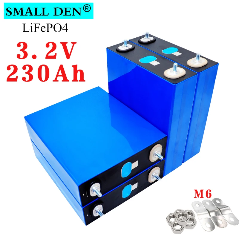 4PCS NEW 3.2V 230Ah Lifepo4 battery EVE Grade A Lithium Iron Phosphate Cells DIY 12v 24v Solar Storage RV Car Golf cart Tax Free
4PCS NEW 3.2V 230Ah Lifepo4 battery EVE Grade A Lithium Iron Phosphate Cells DIY 12v 24v Solar Storage RV Car Golf cart Tax Free