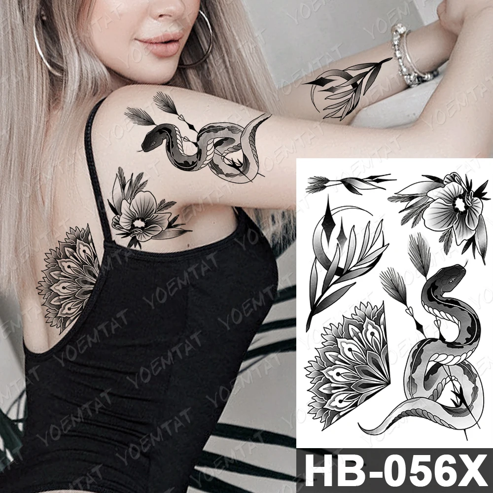 Waterproof Temporary Tattoo Sticker Snake Rose Girl Sword Flash Tattoos Eagle Rose Old School Body Art Arm Fake Tatoo Women Men
Waterproof Temporary Tattoo Sticker Snake Rose Girl Sword Flash Tattoos Eagle Rose Old School Body Art Arm Fake Tatoo Women Men