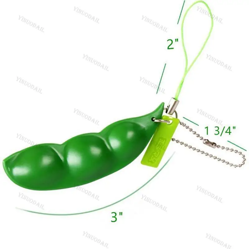 New Extrusion Pea Bean Soybean Edamame Stress Relieve Toy Cute Fun Key Chain Ring Gifts Bag Charms Trinket Stress Relief Toys
New Extrusion Pea Bean Soybean Edamame Stress Relieve Toy Cute Fun Key Chain Ring Gifts Bag Charms Trinket Stress Relief Toys
