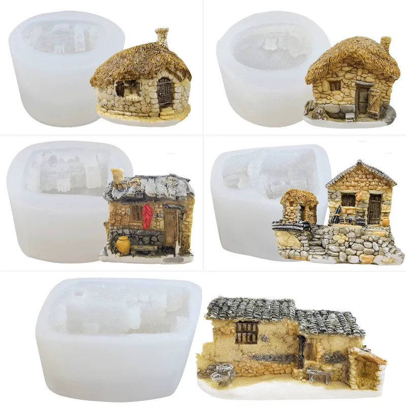 Creative Thatched House Silicone Mousse Cake Mold Ice Cream Silicone Mold Crafts Gypsum Resin Mold Soap Mold Fondant Tools
Creative Thatched House Silicone Mousse Cake Mold Ice Cream Silicone Mold Crafts Gypsum Resin Mold Soap Mold Fondant Tools