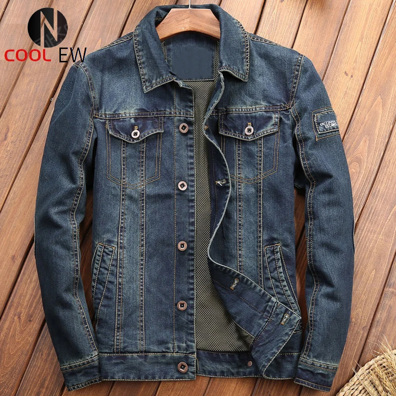 2019 Vintage Men'S Denim Jacket Coats Old Fashion Air Force Jeans Jackets Man Casual Plus Size 4XL Male Streetwear Clothing A705
2019 Vintage Men'S Denim Jacket Coats Old Fashion Air Force Jeans Jackets Man Casual Plus Size 4XL Male Streetwear Clothing A705