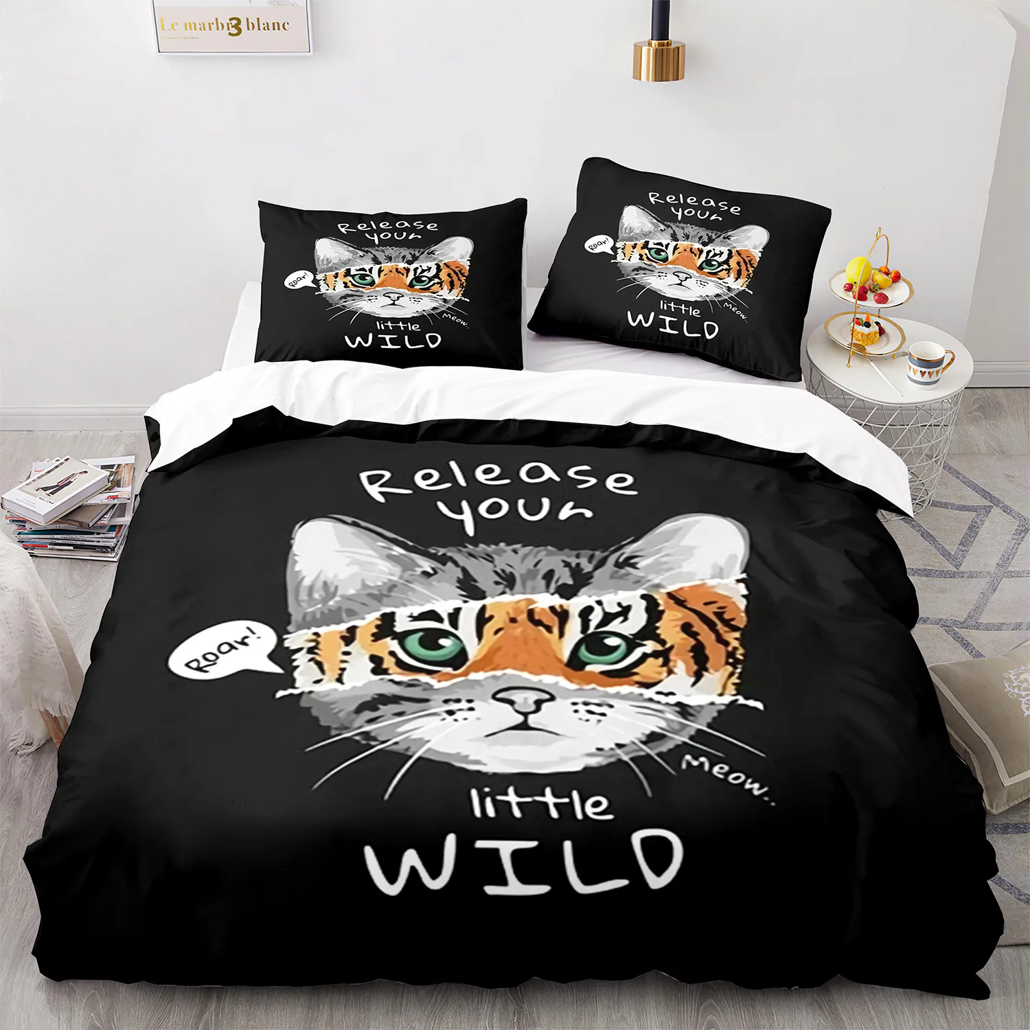 Cool Pet Cat Tiger Bedding Set 3D Animal Printed Duvet Cover Queen/Twin/King Size Pillowcase Quilt Comforter Covers
Cool Pet Cat Tiger Bedding Set 3D Animal Printed Duvet Cover Queen/Twin/King Size Pillowcase Quilt Comforter Covers