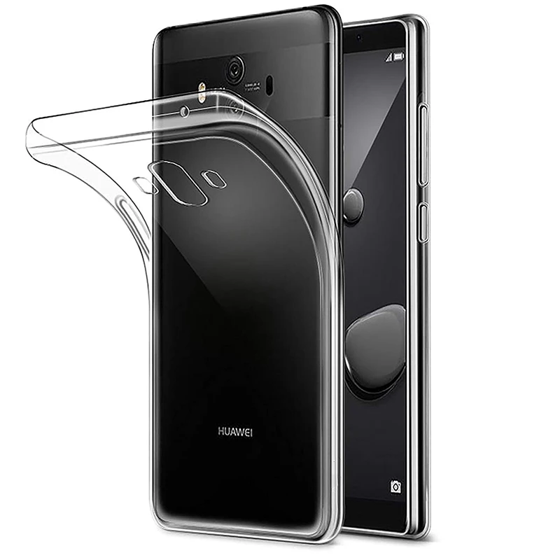 

Soft Clear Phone Case for Huawei Mate 10 HuaweiMate10 Mate10 Full Protection TPU Transparent Silicone Ultrathin Back Cover Funda