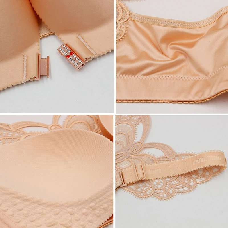 Front Closed Butterfly Beauty Back Push Up Brassiere Sexy Underwire Bra For Women Underwear Solid Color Female Lingerie
Front Closed Butterfly Beauty Back Push Up Brassiere Sexy Underwire Bra For Women Underwear Solid Color Female Lingerie