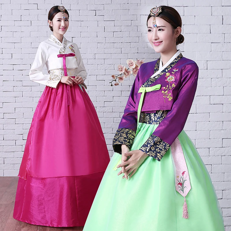New Korean Costume For Women Traditional Hanbok Dress Female Court Dress Korean Wedding Stage Dance Performance Clothing SL1569
New Korean Costume For Women Traditional Hanbok Dress Female Court Dress Korean Wedding Stage Dance Performance Clothing SL1569