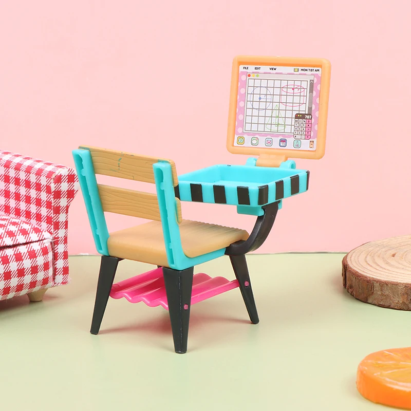 1 Set 1:12 Mini Dollhouse Furniture Miniature Computer Desk and Chair Living Room Study Toy Dollhouse Home Decor
1 Set 1:12 Mini Dollhouse Furniture Miniature Computer Desk and Chair Living Room Study Toy Dollhouse Home Decor