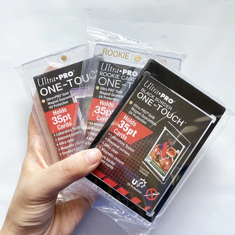 5 Pieces/LOT Ultra Pro 35pt Rookie Card ONE-TOUCH Holder Cases - Holds Baseball, Football, Hockey Cards Bricks for Trading cards
5 Pieces/LOT Ultra Pro 35pt Rookie Card ONE-TOUCH Holder Cases - Holds Baseball, Football, Hockey Cards Bricks for Trading cards