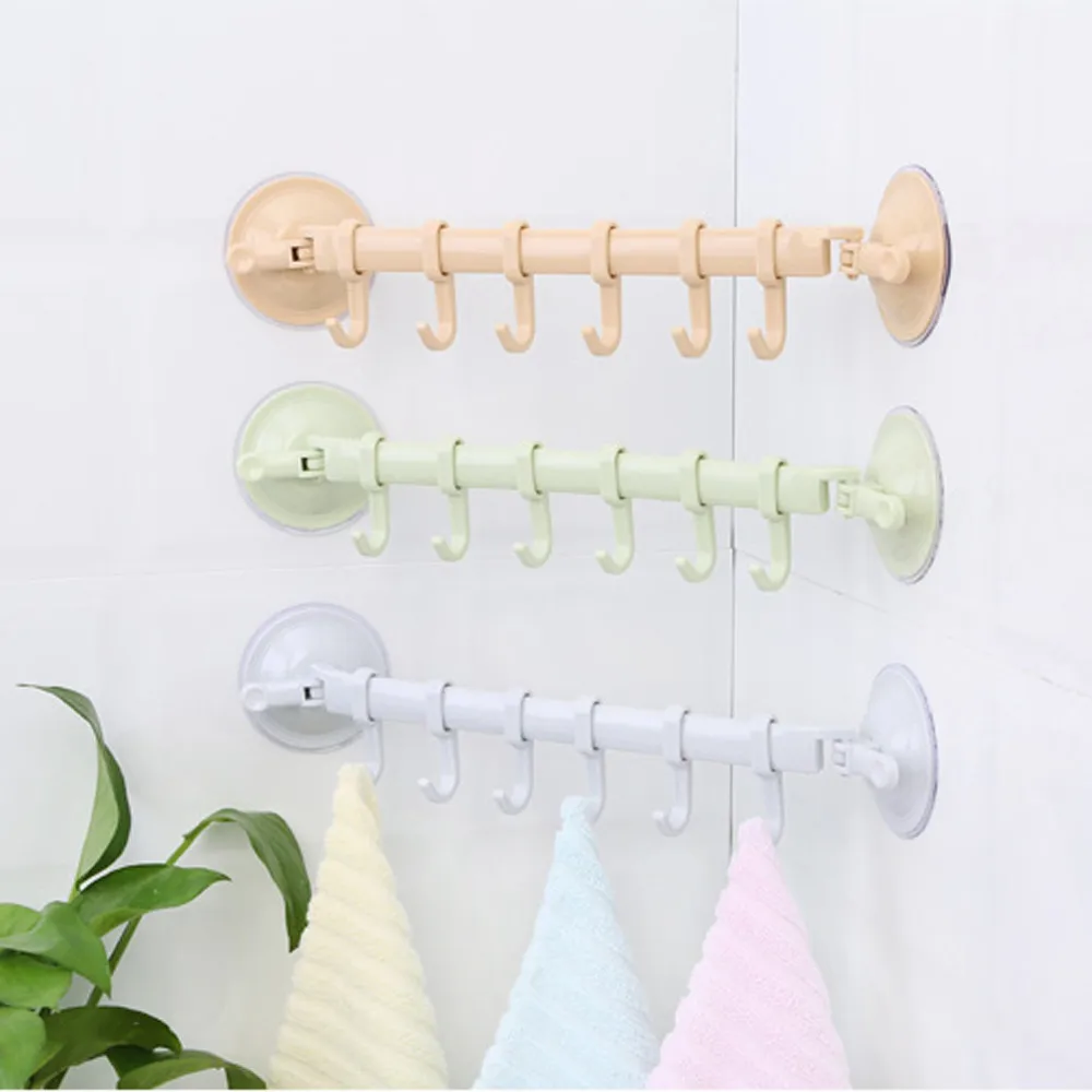 Wall Vacuum Rack Suction Cup 6 Hooks Towel Bathroom Kitchen Holder Sucker Hanger Cabinet Cupboard Hanger Frame Holde rack
Wall Vacuum Rack Suction Cup 6 Hooks Towel Bathroom Kitchen Holder Sucker Hanger Cabinet Cupboard Hanger Frame Holde rack