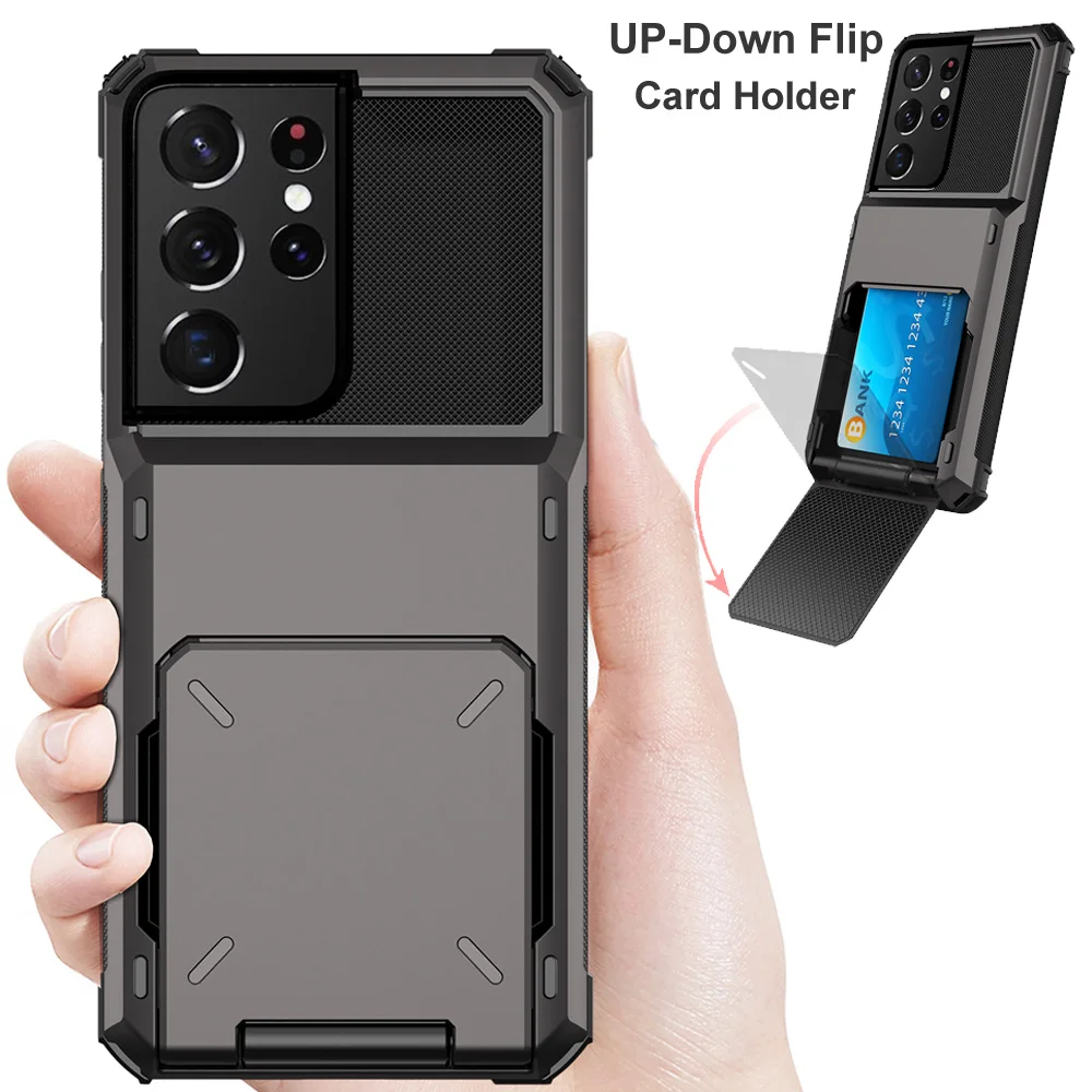 Hybrid Rugged Armor Shockproof Case For Samsung Galaxy S21 Ultra Case Flip Card Slot Case Galaxy S21 Plus Cover S21 FE 5G Cover
Hybrid Rugged Armor Shockproof Case For Samsung Galaxy S21 Ultra Case Flip Card Slot Case Galaxy S21 Plus Cover S21 FE 5G Cover