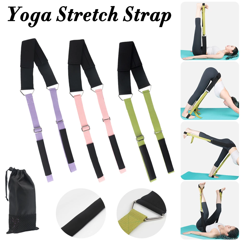 Yoga Strap Elastic Stretch Bands With Adjustable Sliders For Yoga, Pilates, Physical Therapy, Dance,Split Training
Yoga Strap Elastic Stretch Bands With Adjustable Sliders For Yoga, Pilates, Physical Therapy, Dance,Split Training
