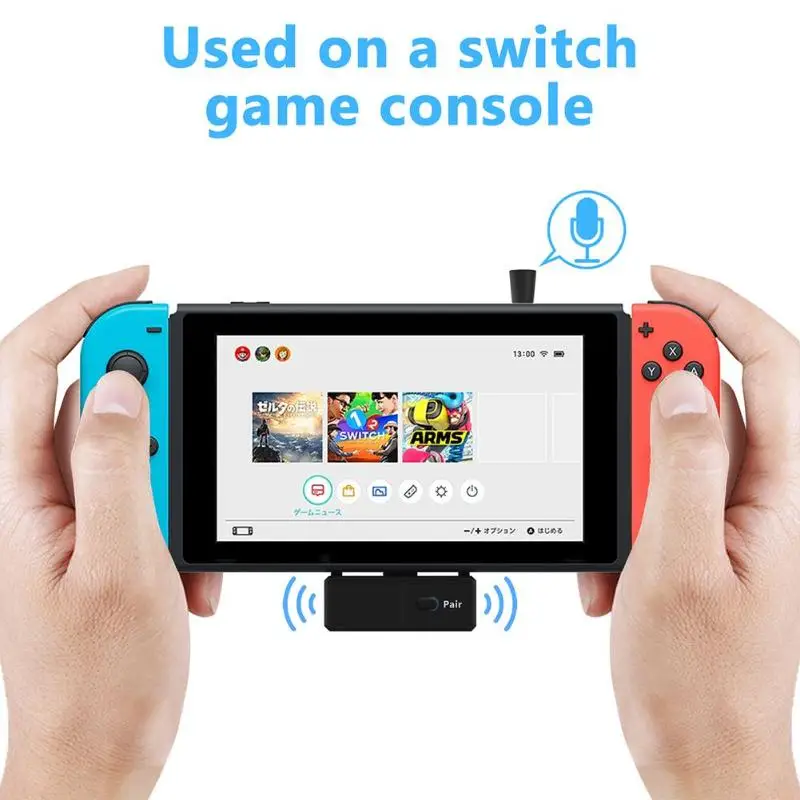 Bluetooth-передатчик с разъемом USB Type-C и микрофоном для Nintendo Switch PS4 TV ПК | Электроника