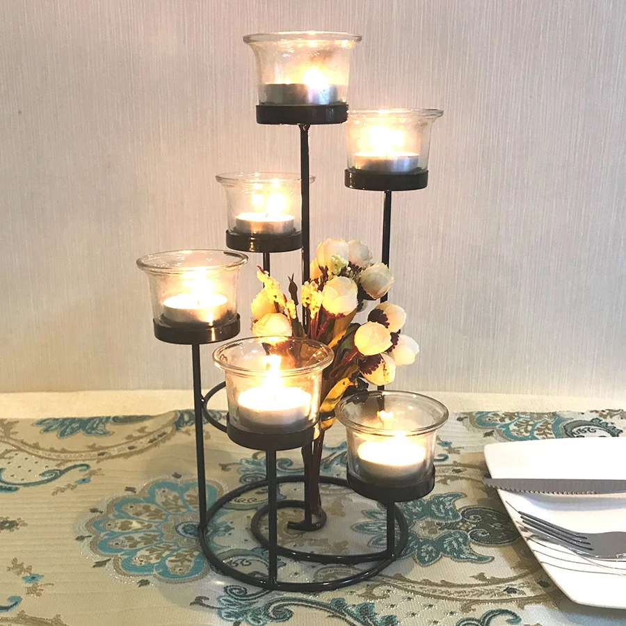 Metal Modern Candlestick Romantic Christmas Candlestick Pillar Geometric Tealight Porte Chandelles Luxury Candle Holders DD5ZT
Metal Modern Candlestick Romantic Christmas Candlestick Pillar Geometric Tealight Porte Chandelles Luxury Candle Holders DD5ZT