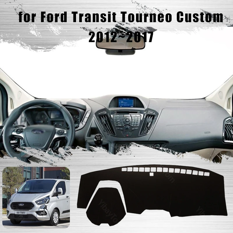 Чехол для приборной панели автомобиля, коврик для приборной панели для Ford Transit Tourneo Custom 2012 ~ 2017, автомобильный нескользящий ковер от солнца
Чехол для приборной панели автомобиля, коврик для приборной панели для Ford Transit Tourneo Custom 2012 ~ 2017, автомобильный нескользящий ковер от солнца