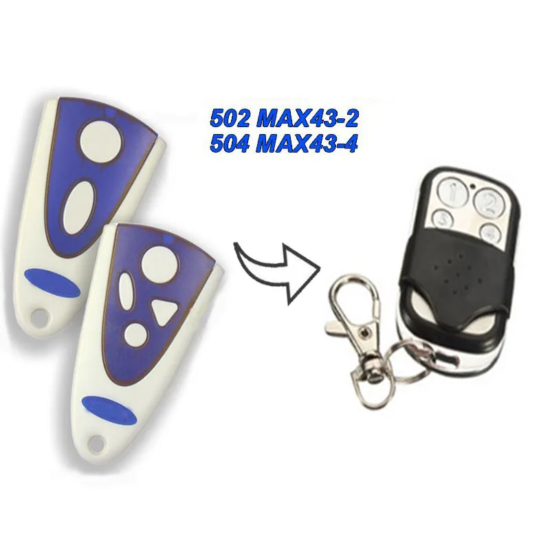 502 MAX43-2, 504 MAX43-4 сменный пульт дистанционного управления 433mhz для гаражной двери
502 MAX43-2, 504 MAX43-4 сменный пульт дистанционного управления 433mhz для гаражной двери
