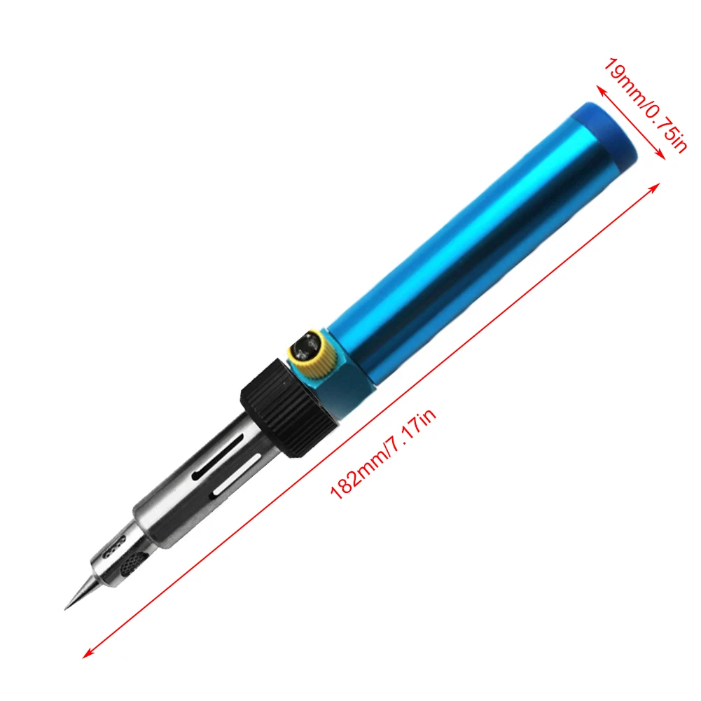 1300c Gas Butane Soldering Iron Gun Gas Solder Iron Welding Pen Burner Butane Blow Torch Hot Air Gun Soldering Iron Supplies
1300c Gas Butane Soldering Iron Gun Gas Solder Iron Welding Pen Burner Butane Blow Torch Hot Air Gun Soldering Iron Supplies