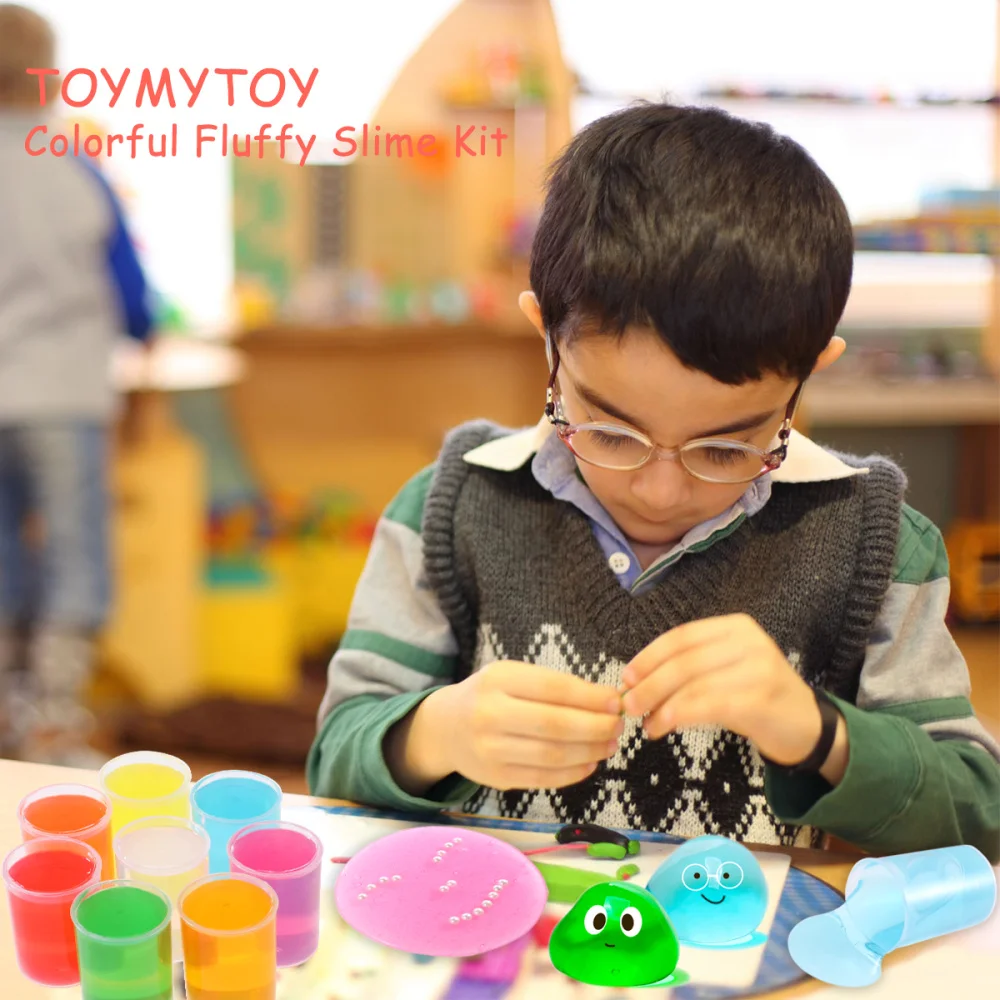 Set of Fluffy Clay DIY Clay Balls Clay Stretchy and Non-sticky Sludge Stress Relief for Kids and Adu
Set of Fluffy Clay DIY Clay Balls Clay Stretchy and Non-sticky Sludge Stress Relief for Kids and Adu