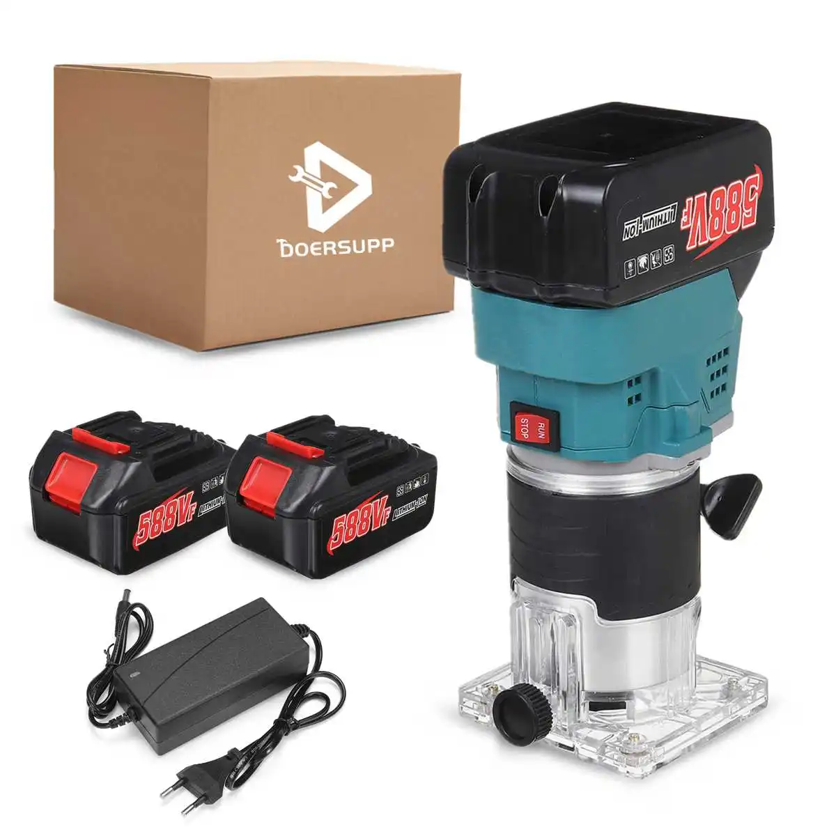 35000RPM 15000mAh Cordless Trimmer Electric Woodworking Engraving Slotting Trimming Carving Machine Router for Makita Battery
35000RPM 15000mAh Cordless Trimmer Electric Woodworking Engraving Slotting Trimming Carving Machine Router for Makita Battery