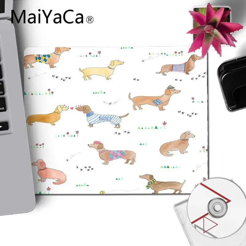 MaiYaCa горячие продажи животные Собаки такса офисная мышь резиновый коврик для
