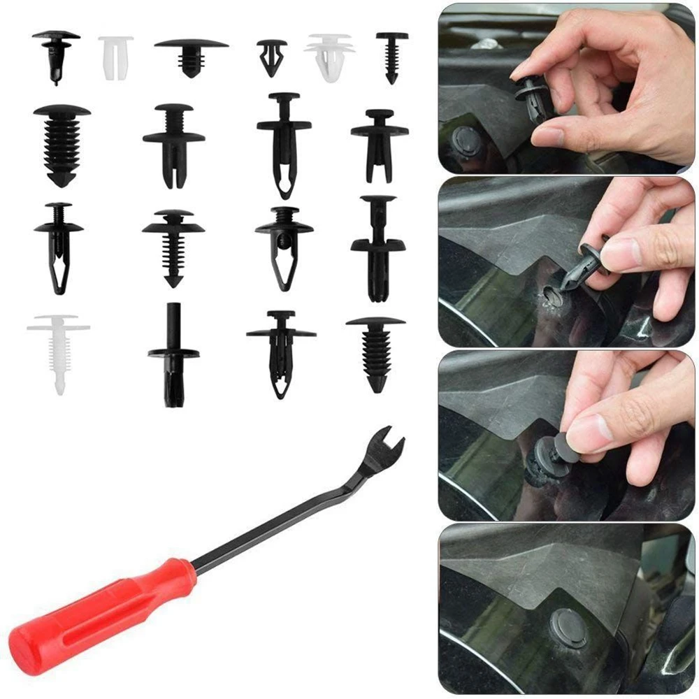 421pcs/Lot Car Fastener Removal Tool Trim Dash Removal Rivet Clips Car Door Panel Bumper Installer Cover Car Trim Removal Tools
421pcs/Lot Car Fastener Removal Tool Trim Dash Removal Rivet Clips Car Door Panel Bumper Installer Cover Car Trim Removal Tools