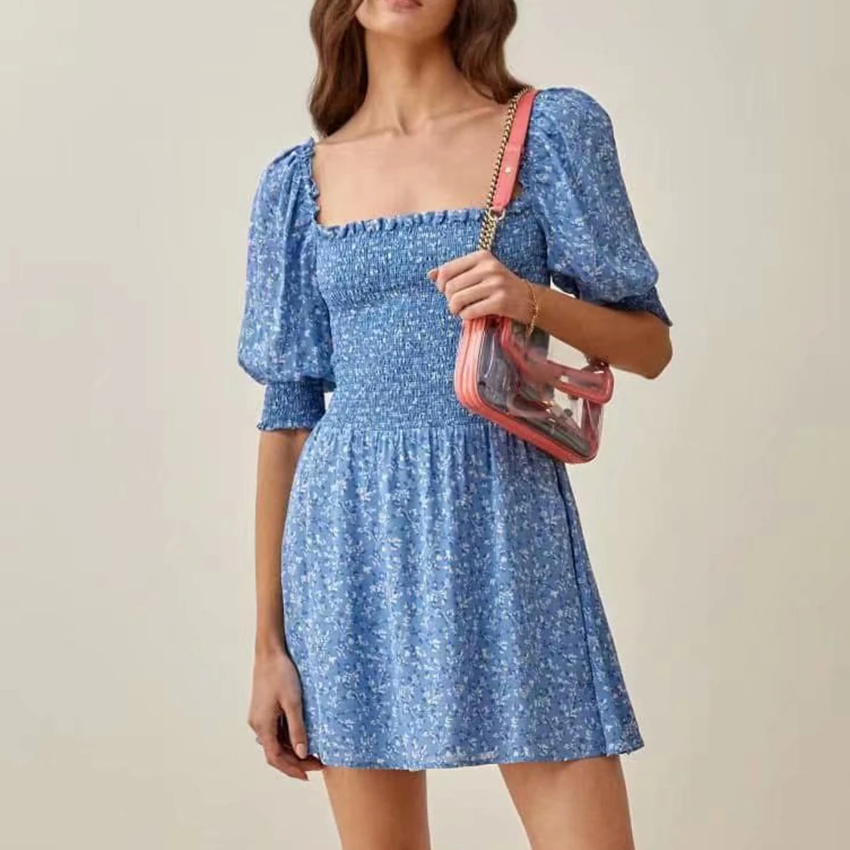 Jastie 2022 богемное летнее женское платье с пышными рукавами, цветочным принтом, квадратным вырезом, эластичной талией, мини платье, повседневн...
Jastie 2022 богемное летнее женское платье с пышными рукавами, цветочным принтом, квадратным вырезом, эластичной талией, мини платье, повседневн...