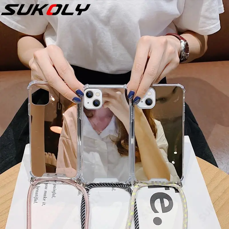 Strap Cord Chain Tape Necklace Lanyard Phone Case For iPhone 13 12 11 Pro X XR XS Max 6 6s 7 8 Plus Acrylic Mirror Back Cover
Strap Cord Chain Tape Necklace Lanyard Phone Case For iPhone 13 12 11 Pro X XR XS Max 6 6s 7 8 Plus Acrylic Mirror Back Cover