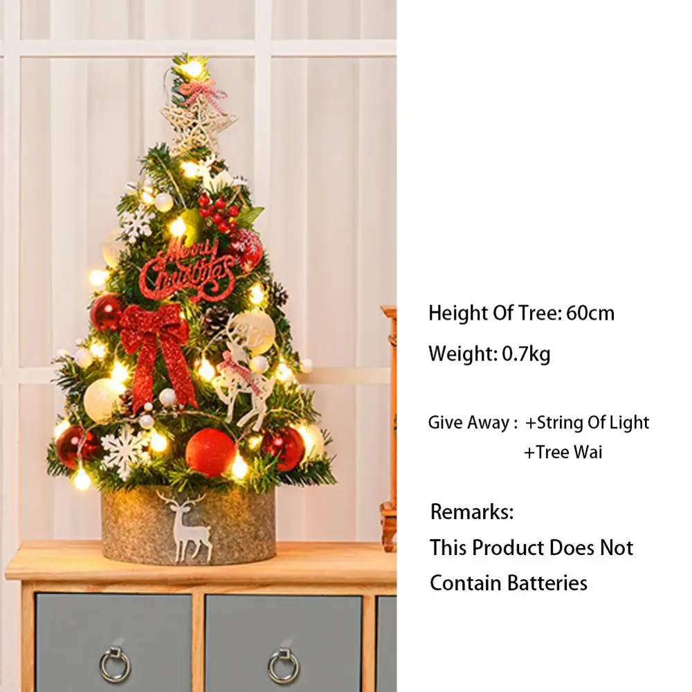 Exquisitely Decorated Simulation Mini Christmas Tree/XMAS Dress Up Supplies/PVC Material/Festival Atmosphere Scene Arrangement
Exquisitely Decorated Simulation Mini Christmas Tree/XMAS Dress Up Supplies/PVC Material/Festival Atmosphere Scene Arrangement