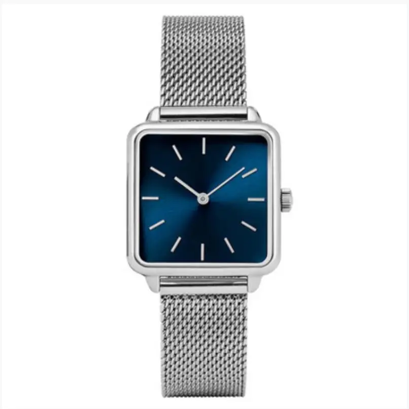 Ladies mesh belt square head simple watch Korean fashion trend ladies business all-match quartz watch
Ladies mesh belt square head simple watch Korean fashion trend ladies business all-match quartz watch