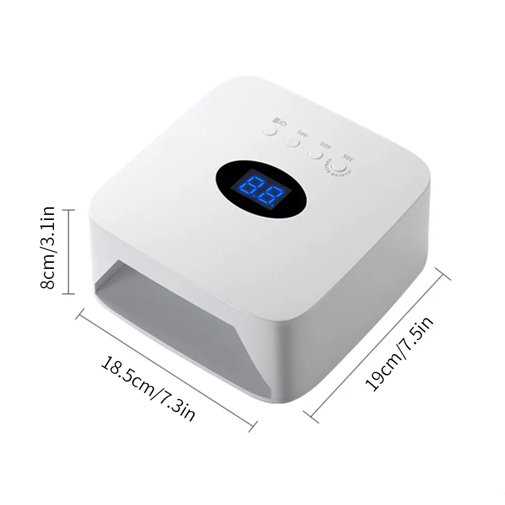 Nail Lamp LED Nail Dryer Portable UV Gel Polish Curing Light Manicure Lamp Salon Tool for Nail Art 54W Very convenient home use
Nail Lamp LED Nail Dryer Portable UV Gel Polish Curing Light Manicure Lamp Salon Tool for Nail Art 54W Very convenient home use