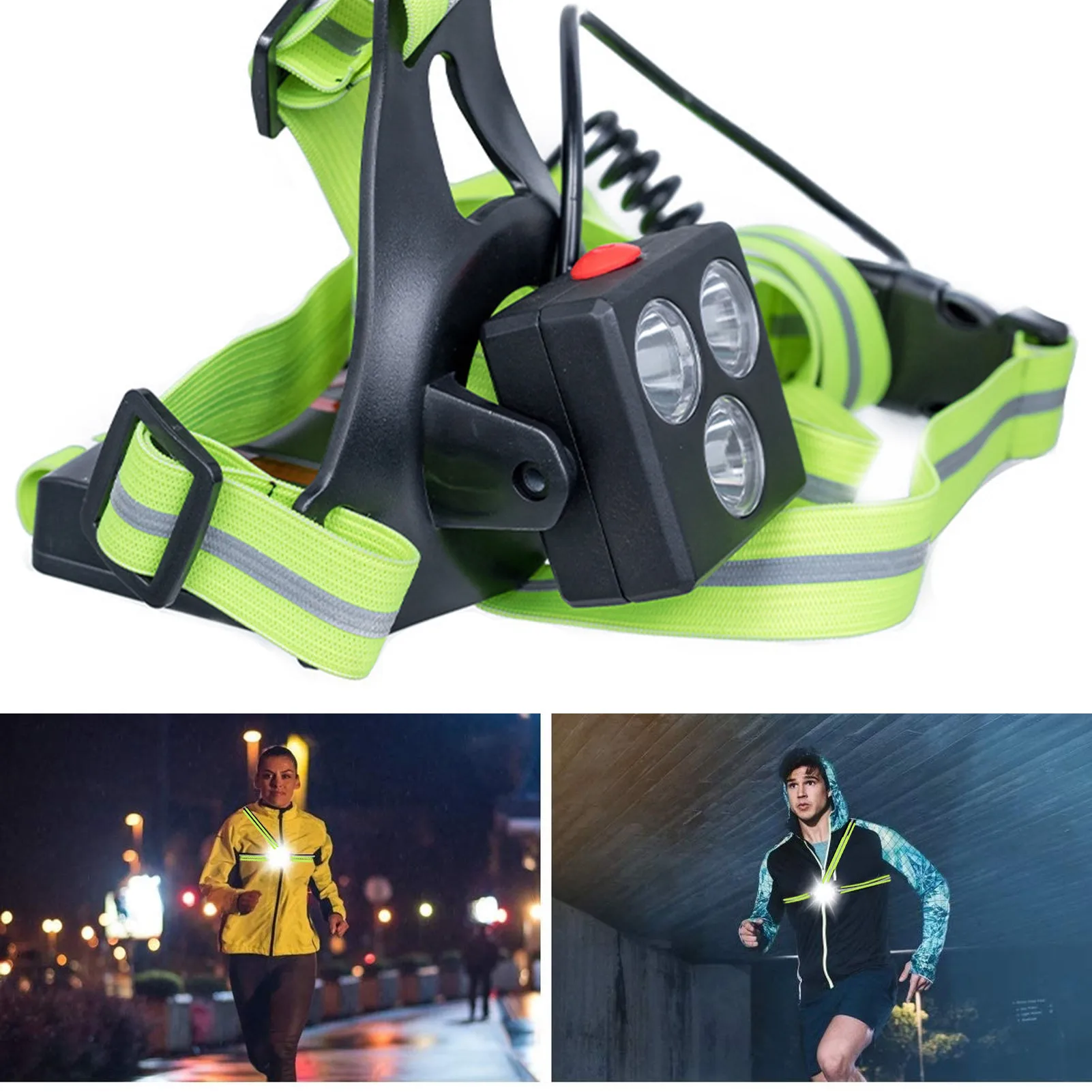 Bicycle Light Chest Running Light With Adjustable Beam And Reflector USB LED Rechargeable Warning Lights Chest Lamp
Bicycle Light Chest Running Light With Adjustable Beam And Reflector USB LED Rechargeable Warning Lights Chest Lamp