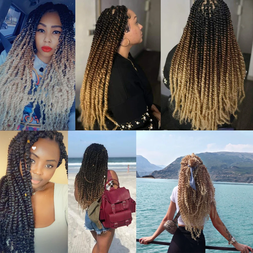 Crochet Braids Passion Twist Hair Black Brown Purple Red Ombre Braiding Hair Extensions Synthetic Curly For Woman 22strands/pc
Crochet Braids Passion Twist Hair Black Brown Purple Red Ombre Braiding Hair Extensions Synthetic Curly For Woman 22strands/pc