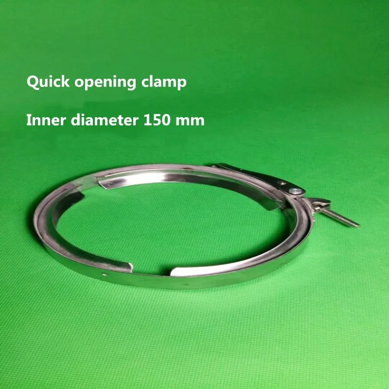 15cm opening reactor special clamp, stainless steel reaction clamp, stainless steel hoop of reactor, quick opening type
15cm opening reactor special clamp, stainless steel reaction clamp, stainless steel hoop of reactor, quick opening type