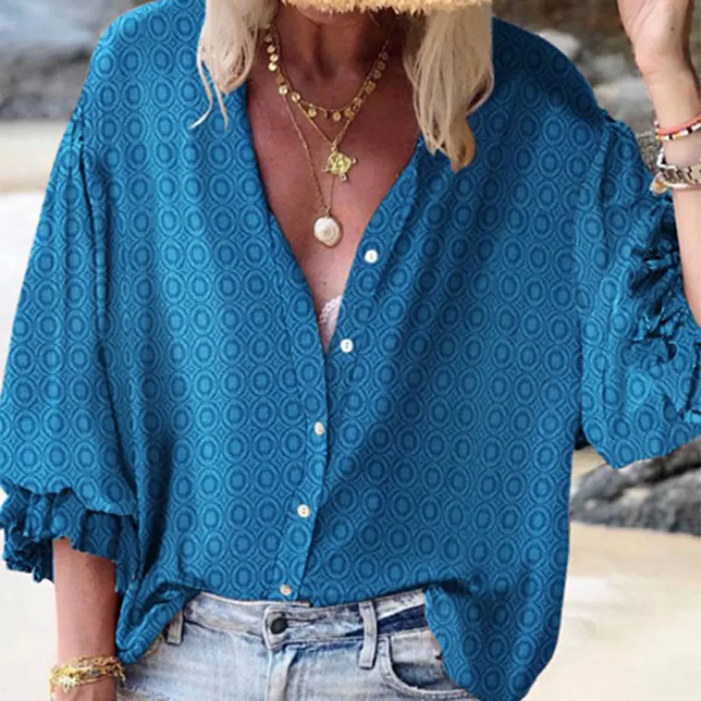 Women Polka Dot Shirt Blouse Casual Single-breasted Loose Tops Summer Beach NYZ Shop
Women Polka Dot Shirt Blouse Casual Single-breasted Loose Tops Summer Beach NYZ Shop