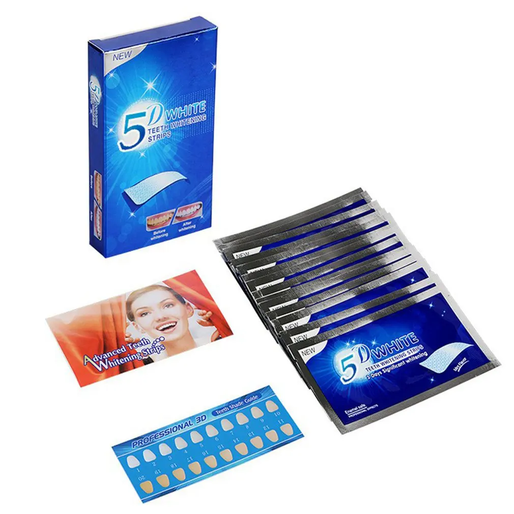 14 Pair 5D Gel Teeth Cleaning Strips Oral Hygiene Care Double Elastic Teeth Bleaching Strips False Teeth Veneers
14 Pair 5D Gel Teeth Cleaning Strips Oral Hygiene Care Double Elastic Teeth Bleaching Strips False Teeth Veneers
