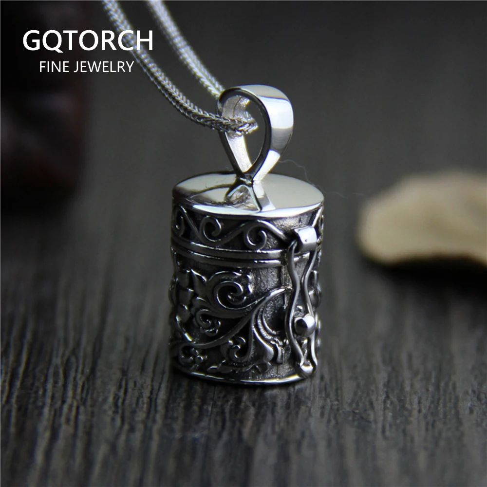 Necklaces & Pendants Lotus Engraved Openable 100% Real 925 Sterling Silver Vintage Buddha Mantra Charms Boeddha
Necklaces & Pendants Lotus Engraved Openable 100% Real 925 Sterling Silver Vintage Buddha Mantra Charms Boeddha