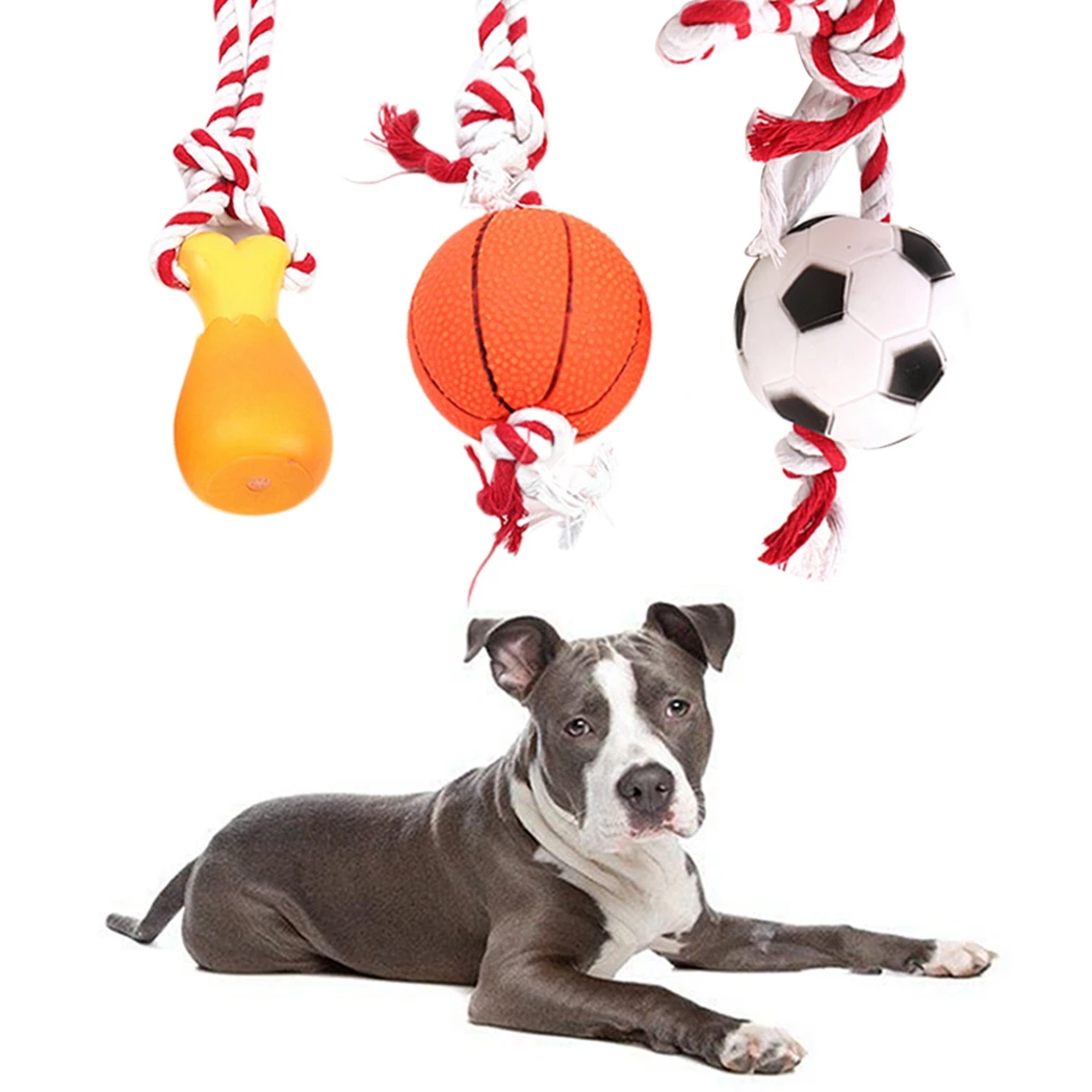 1pc Dog Squeaky Toys Interactive 3PCS Plastic Pet Interactive Chew Toys Dog Bite Toys Ropes Pet Supplies Dog Favors
1pc Dog Squeaky Toys Interactive 3PCS Plastic Pet Interactive Chew Toys Dog Bite Toys Ropes Pet Supplies Dog Favors