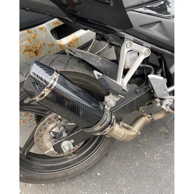 Motorcycle Exhaust Middle Section Pipe Mid Vent Tube Stainless Stainless Link Piep For Honda CBR300R CB300F CB300R 2018-2020
Motorcycle Exhaust Middle Section Pipe Mid Vent Tube Stainless Stainless Link Piep For Honda CBR300R CB300F CB300R 2018-2020