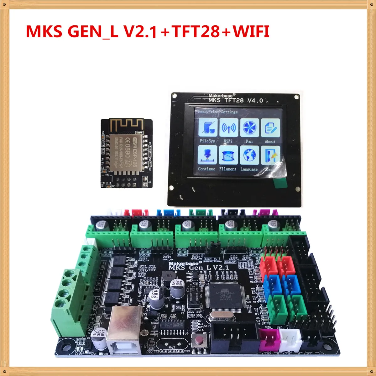 MKS GEN L V2.1 + MKS TFT28, цветной экран, мини-панель, сенсорный дисплей, дешевый Школьный набор с 3D принтом, контроллер, 3D печать, Стартовый Блок
MKS GEN L V2.1 + MKS TFT28, цветной экран, мини-панель, сенсорный дисплей, дешевый Школьный набор с 3D принтом, контроллер, 3D печать, Стартовый Блок