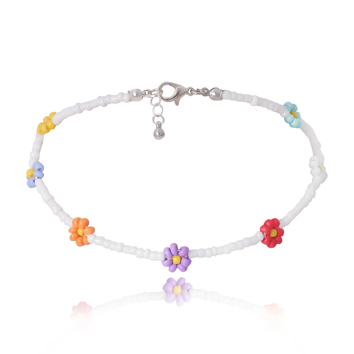 2021 New Korean Sweet Colorful Beach Necklace Little Daisy Acrylic Flower Choker Summer Women Boho Beaded Clavicle Chain Jewelry
2021 New Korean Sweet Colorful Beach Necklace Little Daisy Acrylic Flower Choker Summer Women Boho Beaded Clavicle Chain Jewelry